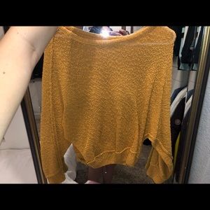 LA Hearts Yellow Sweater Too